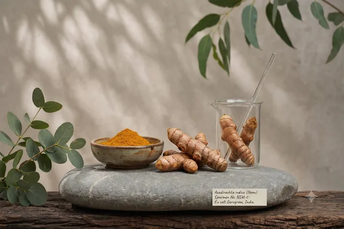 Curcumin botanical specimen