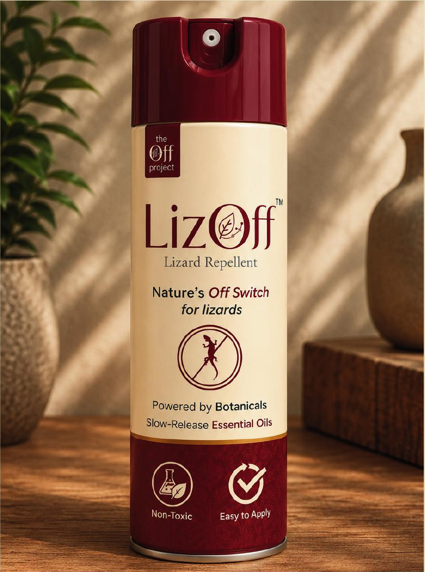 LizOff lizard repellent aerosol spray can